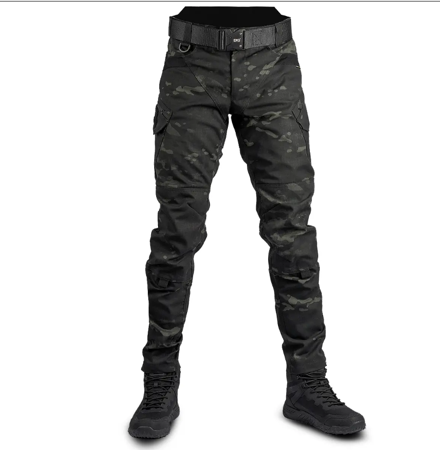 Pantaloni tattici nero militare