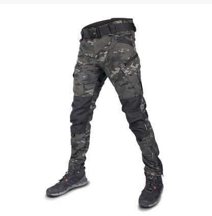 Pantaloni tattici militari grigio