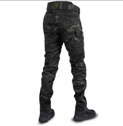 Pantaloni tattici nero militare