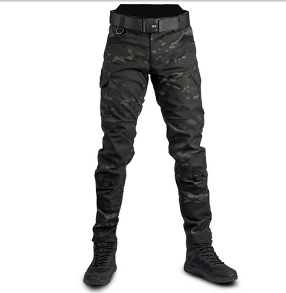 Pantaloni tattici nero militare